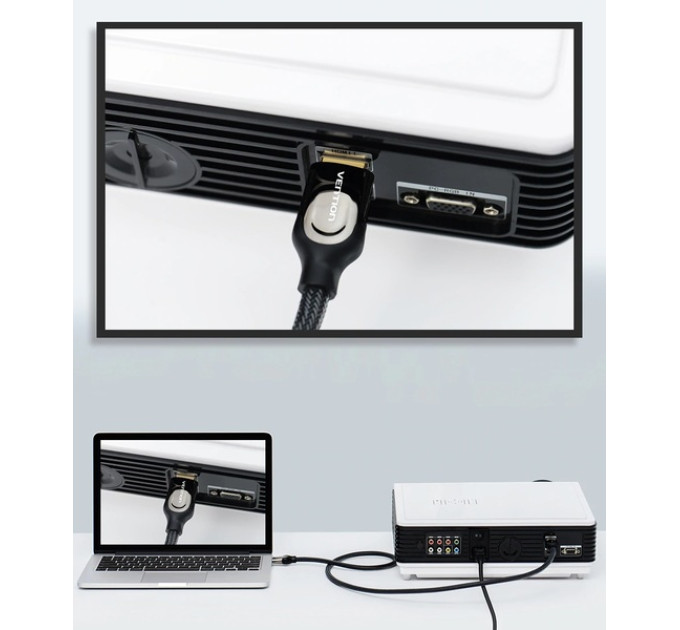 Vention Кабель Vention HDMI - HDMI V 2.0 (M/M),1 м, Black (VAA-B05-B100)