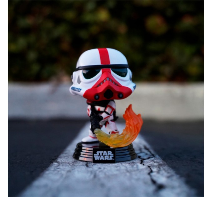Funko Pop Фігурка Funko Pop серії Мандалорець – Штурмовик з вогнеметом (45542)