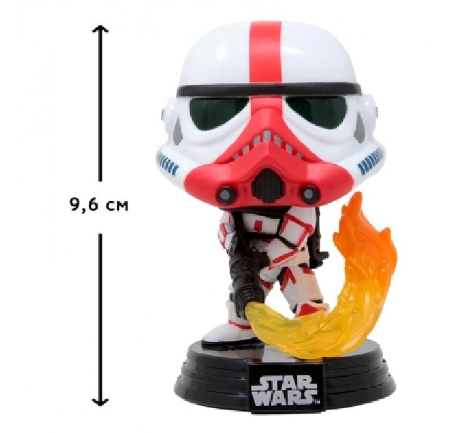 Funko Pop Фігурка Funko Pop серії Мандалорець – Штурмовик з вогнеметом (45542)