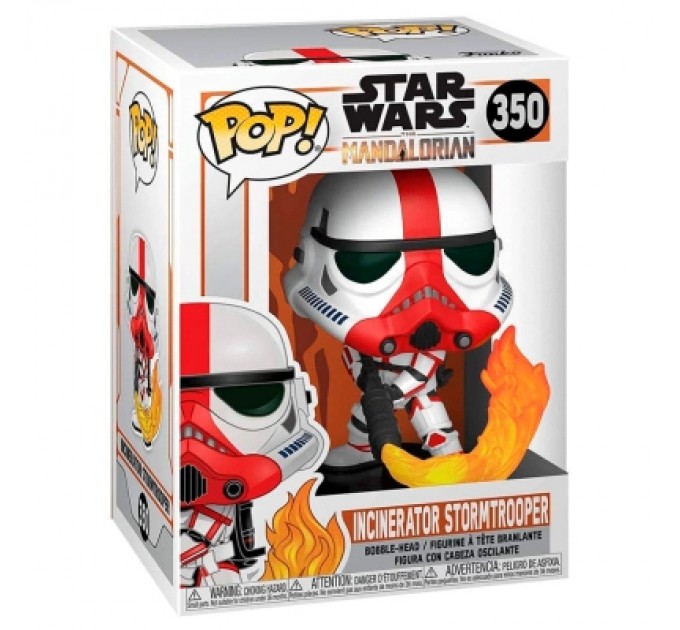 Funko Pop Фігурка Funko Pop серії Мандалорець – Штурмовик з вогнеметом (45542)