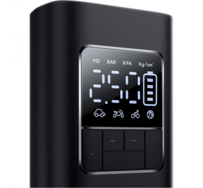 Baseus Автомобільний компресор Baseus SuperMini Pro Series Wireless Car Inflator Cluster Blac (C11159300111-00)