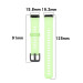 BeCover Ремінець BeCover Crystal Style для Huawei Band 7/Honor Band 7 Green (709430)