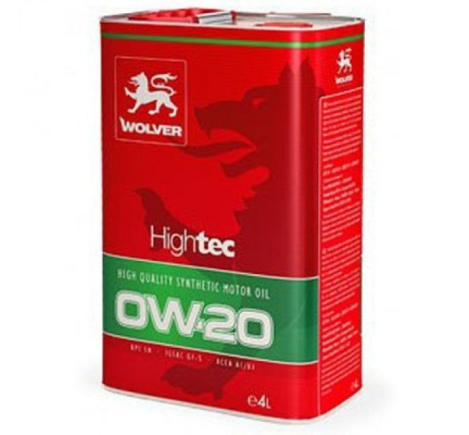 Wolver Моторна олива Wolver HIGHTEC 0W-20 4л (4260360943492)