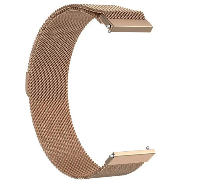 BeCover Ремінець BeCover Milanese Style для Amazfit Stratos (22mm)/Stratos 2/2S/3/Amazfit GTR 2/Amazfit GTR 47mm/Amazfit GTR Lite 47mm/Amazfit Nexo/Amazfit Pace/Amazfit GTR 3 Pro Brown (707728)