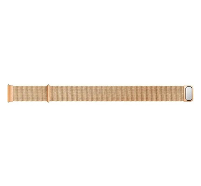 BeCover Ремінець BeCover Milanese Style для Amazfit Stratos (22mm)/Stratos 2/2S/3/Amazfit GTR 2/Amazfit GTR 47mm/Amazfit GTR Lite 47mm/Amazfit Nexo/Amazfit Pace/Amazfit GTR 3 Pro Rose Gold (707732)