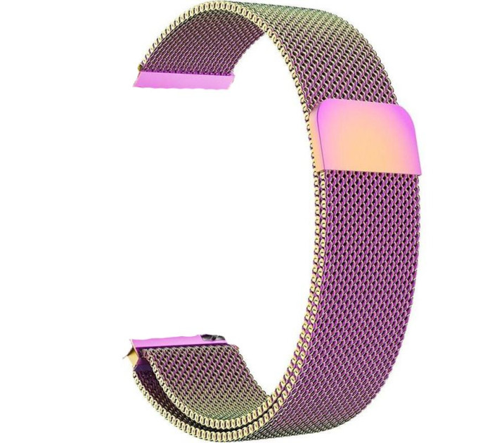 BeCover Ремінець BeCover Milanese Style для Xiaomi Amazfit Bip (20mm) Lite/Bip S Lite/GTR 42mm/GTS/TicWatch S2/TicWatch E/GTS 3/GTS 2 mini Rainbow (707686)