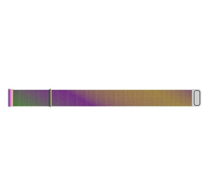 BeCover Ремінець BeCover Milanese Style для Xiaomi Amazfit Bip (20mm) Lite/Bip S Lite/GTR 42mm/GTS/TicWatch S2/TicWatch E/GTS 3/GTS 2 mini Rainbow (707686)