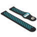 BeCover Ремінець BeCover Nike Style для Amazfit Stratos 1/2/2S/3/GTR 2/GTR 47mm/GTR Lite 47mm/Nexo/Pace Black-Blue (705809)