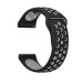 BeCover Ремінець BeCover Nike Style для Samsung Galaxy (20mm)/Watch 5/ Watch 4 40/44mm/Watch 4 Classic 42mm/Watch Active/Active 2 40/44mm/Watch 3 41mm/Gear S2/Classic/Gear Sport Black-Grey (705693)