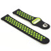 BeCover Ремінець BeCover Nike Style для Samsung Galaxy (20mm)/Watch 5/ Watch 4 40/44mm/Watch 4 Classic 42mm/Watch Active/Active 2 40/44mm/Watch 3 41mm/Gear S2/Classic/Gear Sport Black-Yellow (705697)