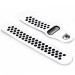BeCover Ремінець BeCover Nike Style для Samsung Galaxy (20mm)/Watch 5/ Watch 4 40/44mm/Watch 4 Classic 42mm/Watch Active/Active 2 40/44mm/Watch 3 41mm/Gear S2/Classic/Gear Sport White-Black (705696)