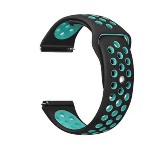 BeCover Ремінець BeCover Nike Style для Samsung Galaxy Watch 46mm/Watch 3 45mm/Gear S3 Classic/Gear S3 Frontier Black-Blue (705782)