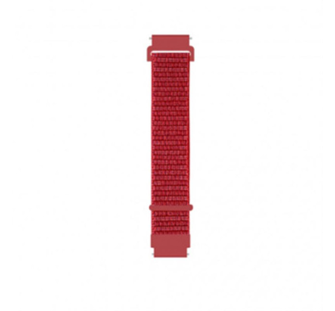 BeCover Ремінець BeCover Nylon Style для Samsung Galaxy Watch 42mm/Watch Active/Active 2 40/44mm/Watch 3 41mm/Gear S2 Classic/Gear Sport Red (705822)