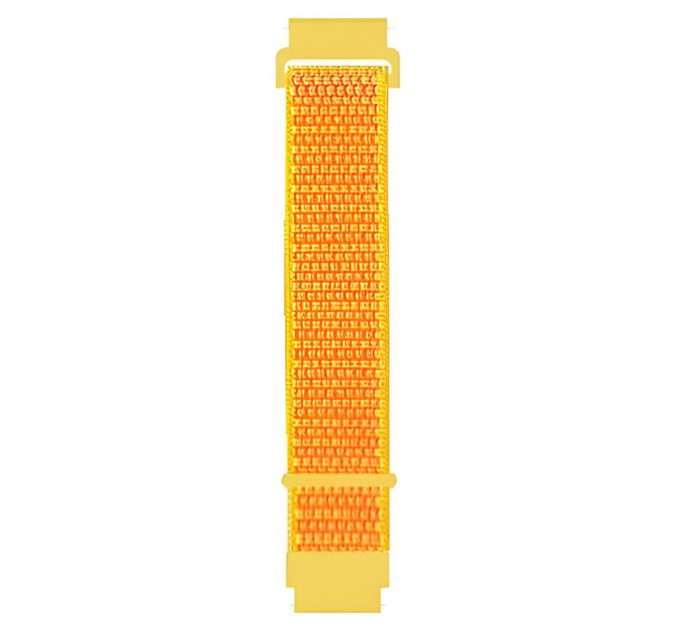 BeCover Ремінець BeCover Nylon Style для Samsung Galaxy Watch 42mm/Watch Active/Active 2 40/44mm/Watch 3 41mm/Gear S2 Classic/Gear Sport Yellow (705824)