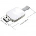 Essager Зарядний пристрій Essager Wireless charger for smart watch USB white (EWXA-YB02-Z)