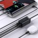 Baseus Зарядний пристрій Baseus 2xUSB-C 65W + 2xUSB GaN + cable USB-C to USB-C 100W 1.0m black (CCGP040101)
