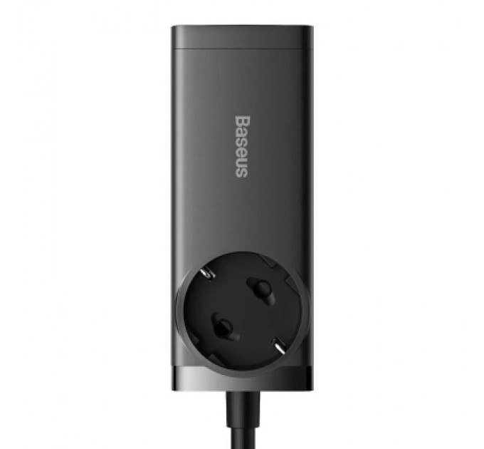 Baseus Зарядний пристрій Baseus AC + 2xUSB-C 100W + 2xUSB + cable USB-C to USB-C 100W 1.0m black (PSZM000401)