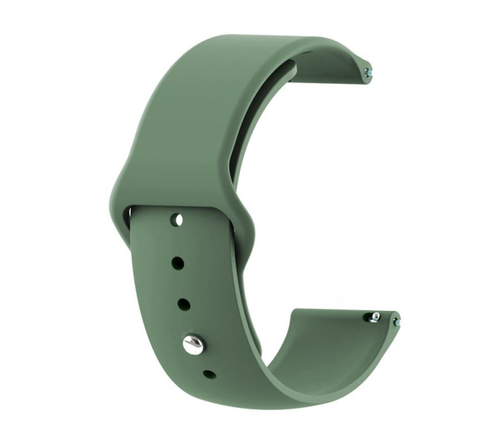 BeCover Силіконовий ремінець BeCover для Amazfit Stratos 1/2/2S/3/GTR 2/GTR 47mm/GTR Lite 47mm/Nexo/Pace Pine-Green (706382)
