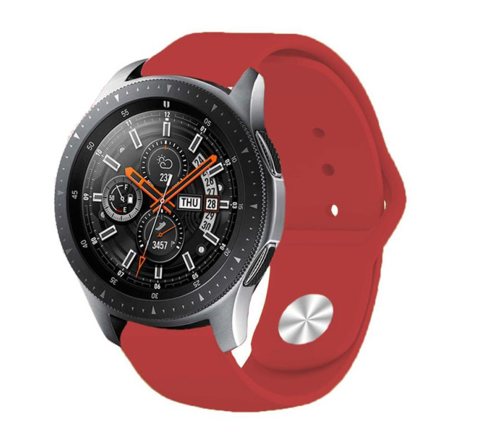 BeCover Силіконовий ремінець BeCover для Amazfit Stratos 1/2/2S/3/GTR 2/GTR 47mm/GTR Lite 47mm/Nexo/Pace Red (706368)