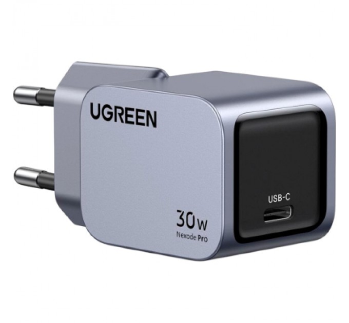 Ugreen Зарядний пристрій Ugreen USB-C PD30W GaN X703 gray (35006)