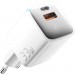 Essager Зарядний пристрій Essager 1xUSB + 1xUSB-C 33W GaN white (ECTAC-JXB02-Z)