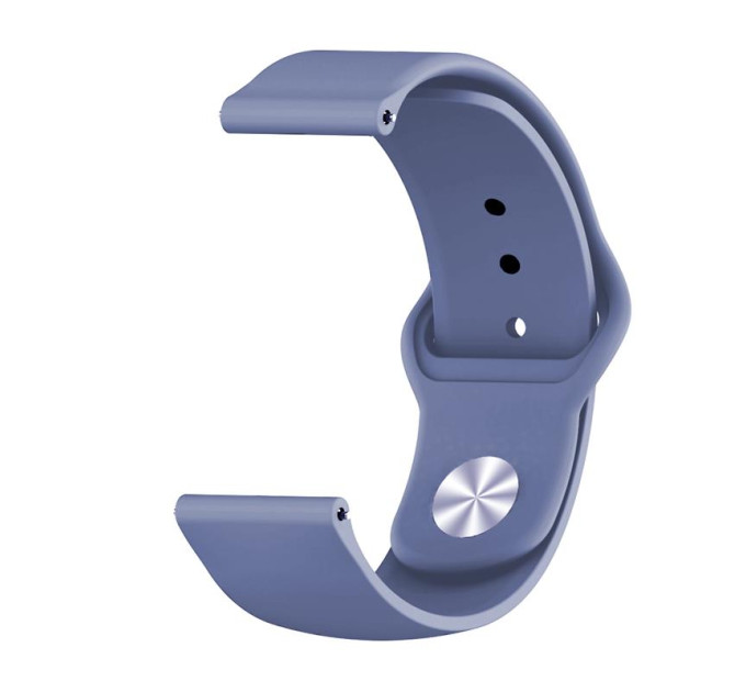 BeCover Силіконовий ремінець BeCover для Samsung Galaxy (20mm)/Watch 5/ Watch 4 40/44mm/Watch 4 Classic 42mm/Watch Active/Active 2 40/44mm/Watch 3 41mm/Gear S2/Classic/Gear Sport Lilac (706172)