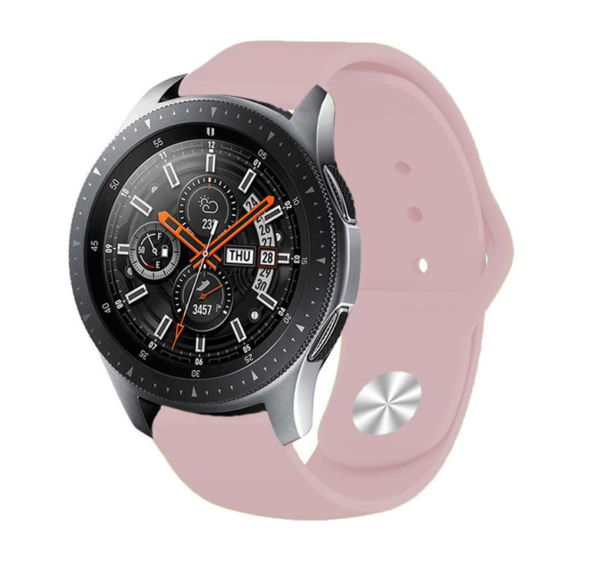 BeCover Силіконовий ремінець BeCover для Samsung Galaxy (20mm)/Watch 5/ Watch 4 40/44mm/Watch 4 Classic 42mm/Watch Active/Active 2 40/44mm/Watch 3 41mm/Gear S2/Classic/Gear Sport Pink (706170)