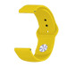 BeCover Силіконовий ремінець BeCover для Samsung Galaxy (20mm)/Watch 5/ Watch 4 40/44mm/Watch 4 Classic 42mm/Watch Active/Active 2 40/44mm/Watch 3 41mm/Gear S2/Classic/Gear Sport Yellow (706181)