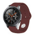 BeCover Силіконовий ремінець BeCover для Samsung Galaxy Watch 46mm/Watch 3 45mm/Gear S3 Classic/Gear S3 Frontier Dark-Red (706309)