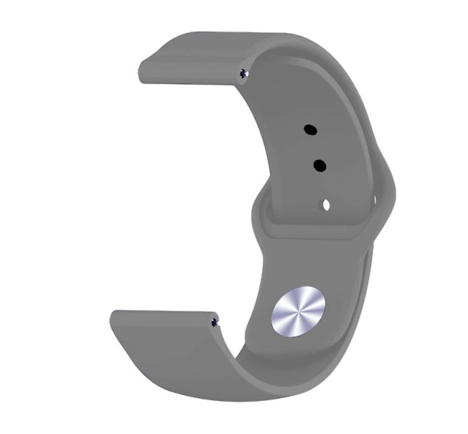 BeCover Силіконовий ремінець BeCover для Samsung Galaxy Watch 46mm/Watch 3 45mm/Gear S3 Classic/Gear S3 Frontier Gray (706320)