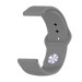 BeCover Силіконовий ремінець BeCover для Samsung Galaxy Watch 46mm/Watch 3 45mm/Gear S3 Classic/Gear S3 Frontier Gray (706320)