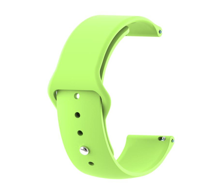 BeCover Силіконовий ремінець BeCover для Samsung Galaxy Watch 46mm/Watch 3 45mm/Gear S3 Classic/Gear S3 Frontier Lime (706323)
