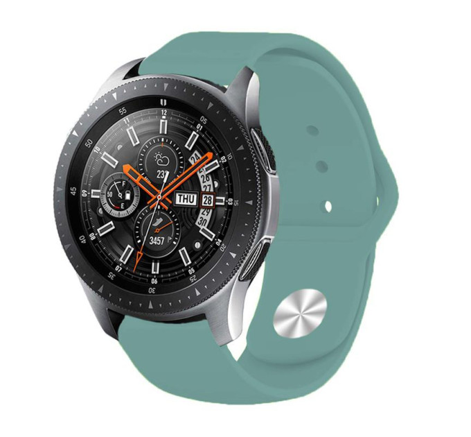 BeCover Силіконовий ремінець BeCover для Xiaomi Amazfit Bip/Bip Lite/Bip S Lite/GTR 42mm/GTS/TicWatch S2/TicWatch E Marine-Green (706205)