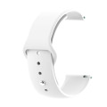 BeCover Силіконовий ремінець BeCover для Xiaomi Amazfit Bip/Bip Lite/Bip S Lite/GTR 42mm/GTS/TicWatch S2/TicWatch E White (706197)