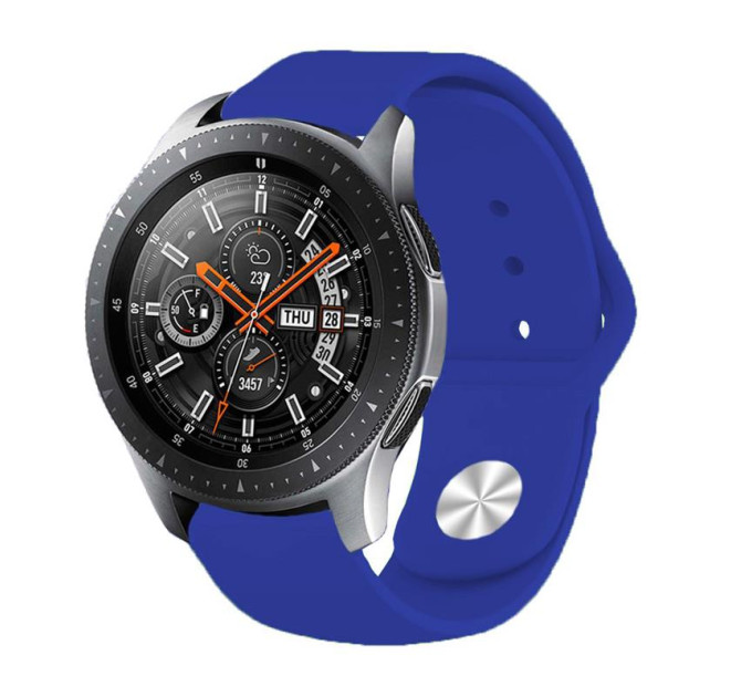 BeCover Силіконовий ремінець BeCover для Xiaomi iMi KW66/Mi Watch Color/Haylou LS01/Watch S1 Active Dark-Blue (706354)