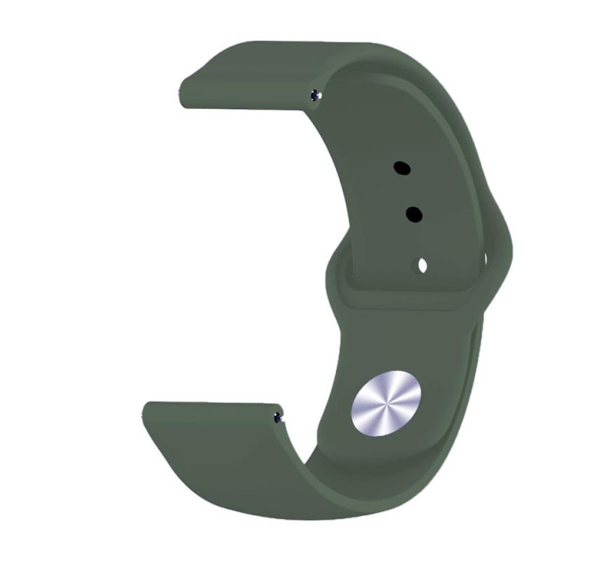 BeCover Силіконовий ремінець BeCover для Xiaomi iMi KW66/Mi Watch Color/Haylou LS01/Watch S1 Active Pine-Green (706362)