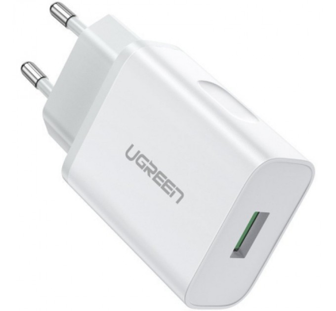Ugreen Зарядний пристрій Ugreen CD122 18W USB QC 3.0 Charger (White) (10133)