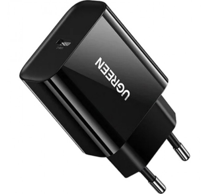 Ugreen Зарядний пристрій Ugreen CD137 20W Type-C PD Charger (Black) (10191)