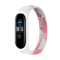 BeCover Ремінець BeCover Elastic Nylon Style для Xiaomi Mi Smart Band 5/Mi Smart Band 6 Size M Pink/White (706153)