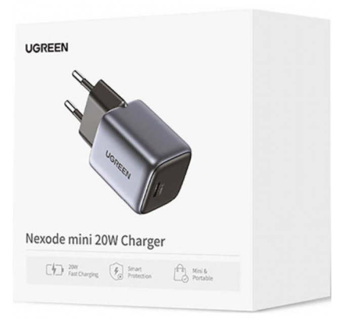 Ugreen Зарядний пристрій Ugreen 20W USB C PD Nexode mini Charger CD318 (90664)