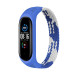 BeCover Ремінець BeCover Elastic Nylon Style для Xiaomi Mi Smart Band 5/Mi Smart Band 6 Size S Blue/White (706140)