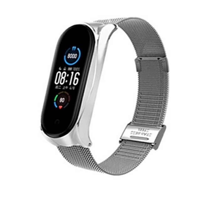 BeCover Ремінець BeCover Metal для Xiaomi Mi Smart Band 8 Silver (709358)
