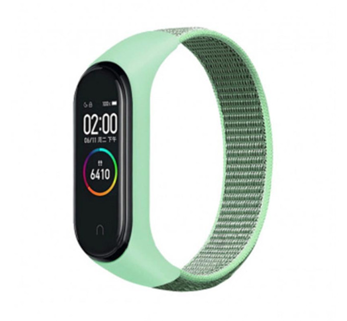 BeCover Ремінець BeCover Nylon Style для Xiaomi Mi Smart Band 5/Mi Smart Band 6 Mint (705426)