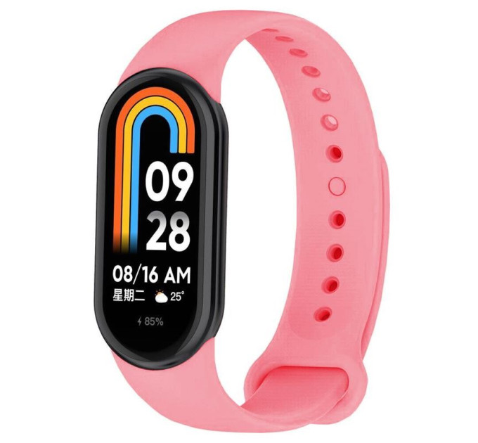 BeCover Силіконовий ремінець BeCover для Xiaomi Mi Smart Band 8 Rose Red (709410)