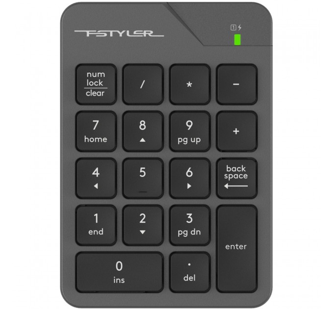A4Tech Клавіатура цифрова A4Tech Fstyler FGK21C Grey