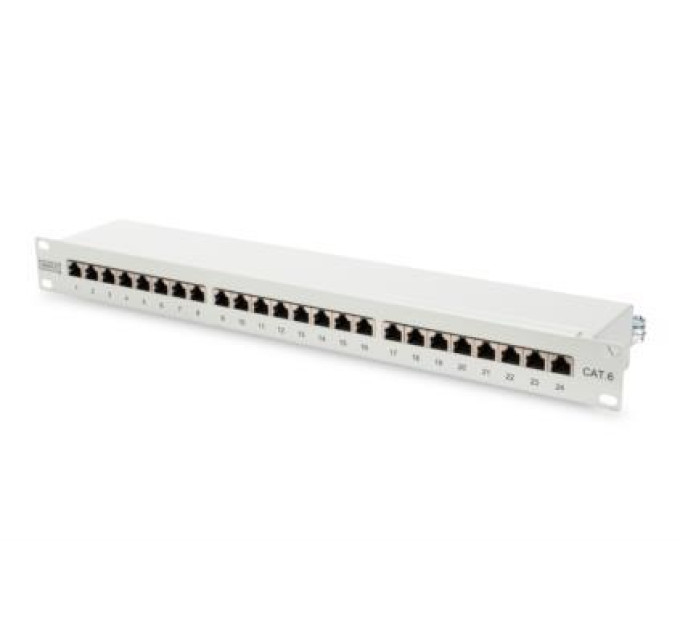 Assmann Патч-панель Digitus 19" 1U 24 порта 6 FTP в сборе (DN-91624S)