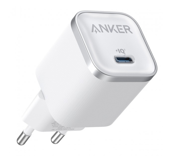 Anker Мережевий зарядний пристрій Anker Nano Charger 45W USB-C White (A2692L21)