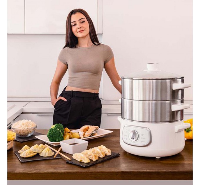 Cecotec Пароварка Cecotec Vapovita SteelPot White (A01_EU01_100630)