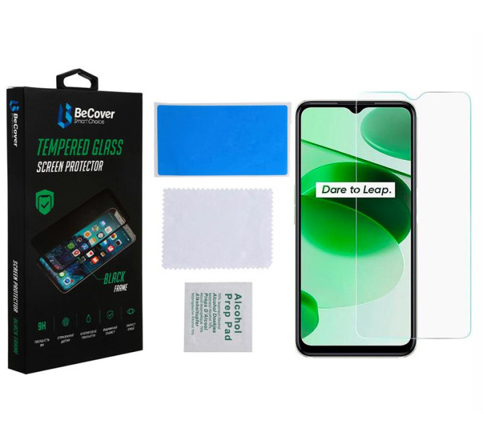 BeCover Захисне скло BeCover для Realme C35 Crystal Clear Glass 3D (708129)