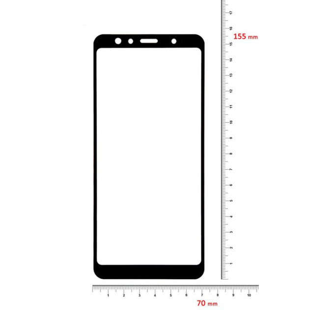 BeCover Захисне скло BeCover для Samsung Galaxy A7 (2018) SM-A750 Black (702948)